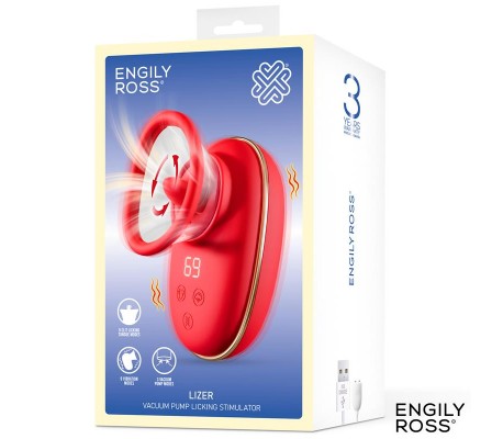 Lizer Estimulador con Lengua Oscilante, Bomba de Vacío y Vibración