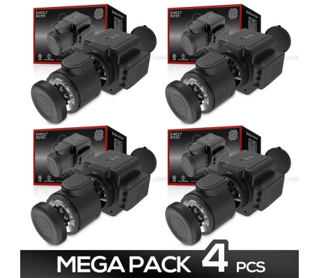 Pack de 4 Cumera Masturbador de Cámara con Rotación y Thrusting