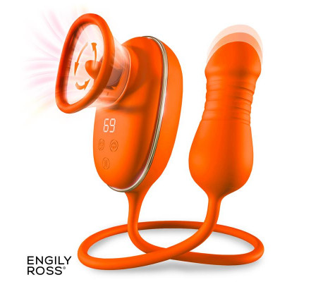 Lizer Pro Estimulador con Lengua Oscilante, Bomba de Vacio y Huevo con Up and Down