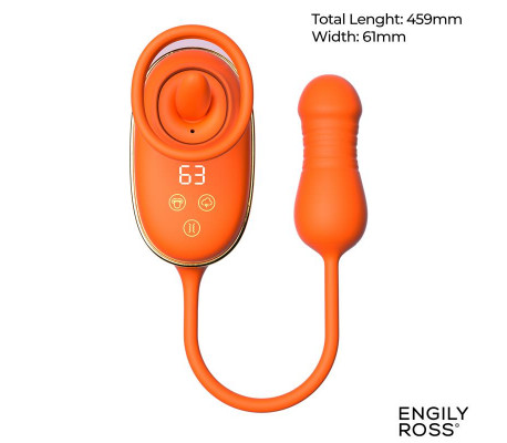 Lizer Pro Estimulador con Lengua Oscilante, Bomba de Vacio y Huevo con Up and Down