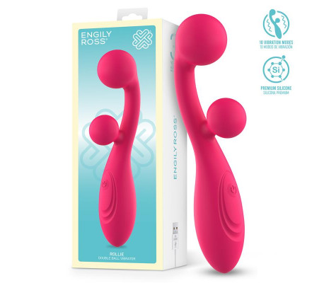 Rollie Vibrador con Doble Bola Estimuladora