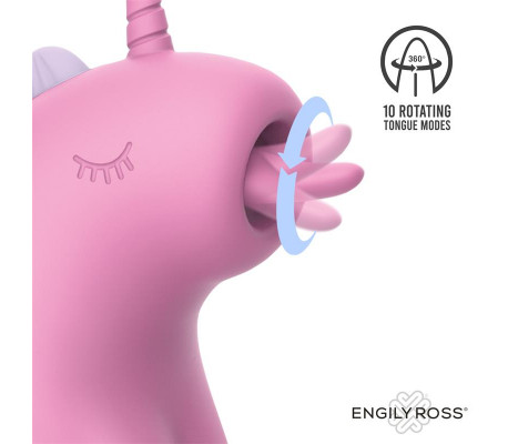 Cupcake Estimulador con Lengua Rotadora 360º
