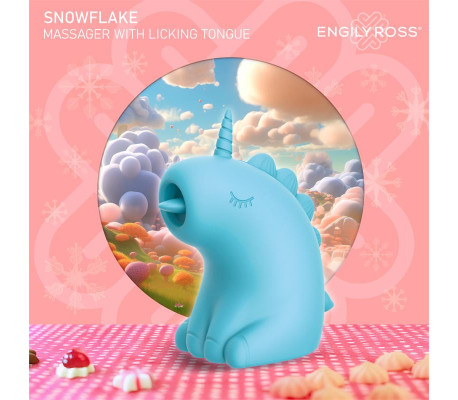 Snowflake Estimulador con Lengua Licking - Lameteo