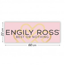 Cartel Promocional Engily Ross 60 cm x 22 cm