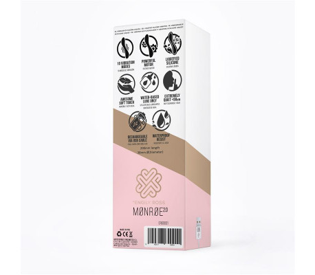 Monroe 2.0 Vibrador Silicona Líquida Inyectada USB Púrpura