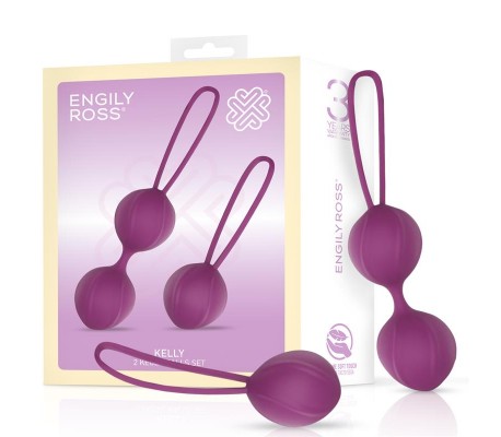 Kelly Bolas Kegel Silicona Púpura