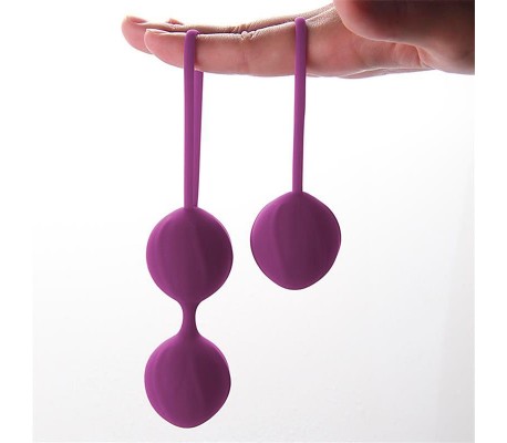 Kelly Bolas Kegel Silicona Púpura