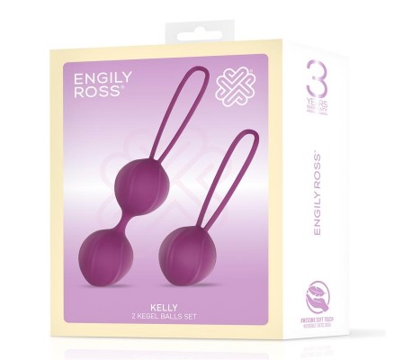 Kelly Bolas Kegel Silicona Púpura