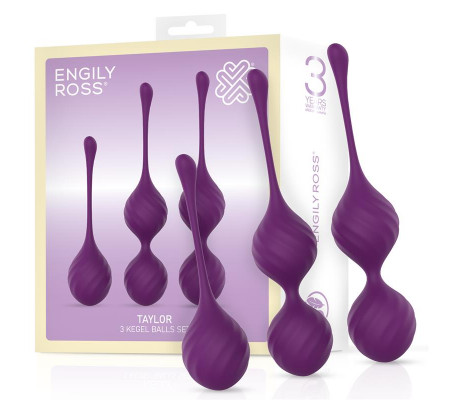 Taylor 2.0 Bolas Kegel Silicona Púrpura