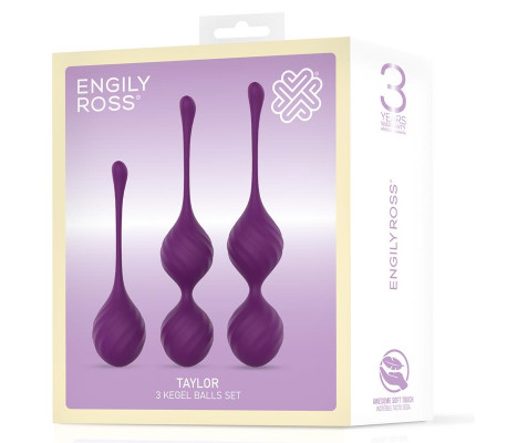 Taylor 2.0 Bolas Kegel Silicona Púrpura
