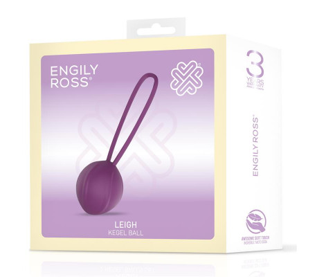 Leigh Bola Kegel Silicona Púrpura