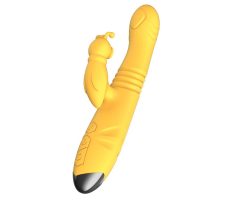 Honeybee Vibrador con Thrusting y Pulsación