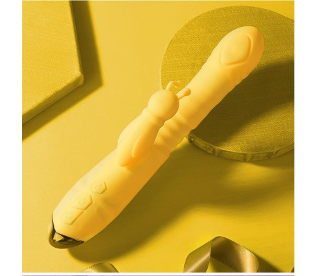 Honeybee Vibrador con Thrusting y Pulsación