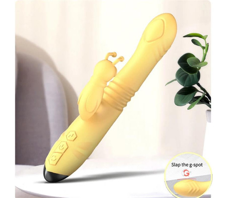 Honeybee Vibrador con Thrusting y Pulsación
