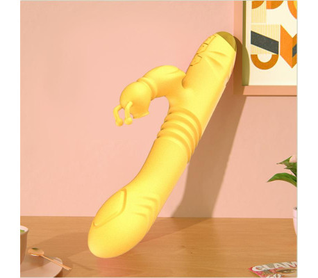 Honeybee Vibrador con Thrusting y Pulsación