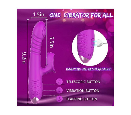 Fenyx Vibrador con Thrusting y Pulsación