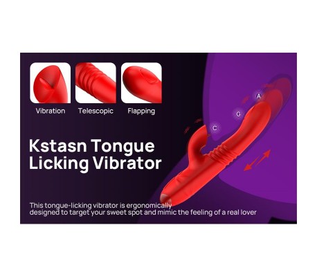 Velvet Vibrador con Thrusting y Pulsación