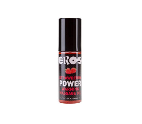 Aceite de Masaje Efecto Calor Fresa Power 100 ml