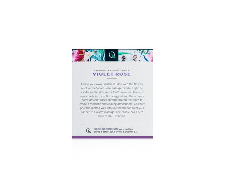 Vela de Masaje Rosa Violeta - 200g