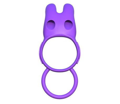 Fantasy C-Ringz Anillo Vibrador Rabbit Doble Púrpura