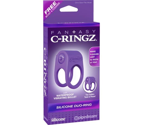 Fantasy C-Ringz Anillo Vibrador Duo Púrpura