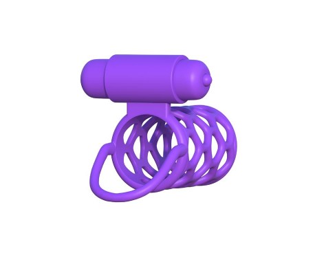 Fantasy C-Ringz Anillo Vibrador Jaula para Parejas Púrpura