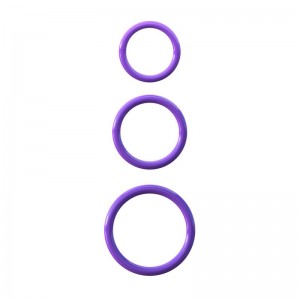 Fantasy C-Ringz Set de Anillos de Silicona para Resistencia - Púrpura