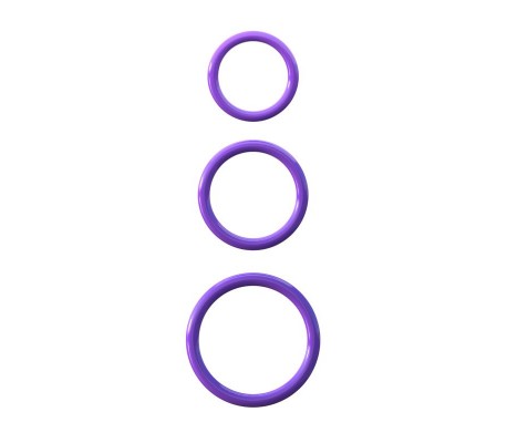 Fantasy C-Ringz Set de Anillos de Silicona para Resistencia - Púrpura