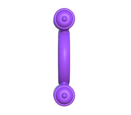 Fantasy C-Ringz Anillo Vibrador de Silicona Double Delight Púrpura