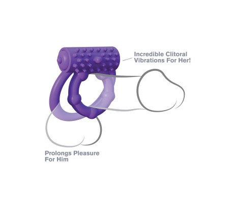 Fantasy C-Ringz Anillo Vibrador Prolongador del Rendimiento Púrpura