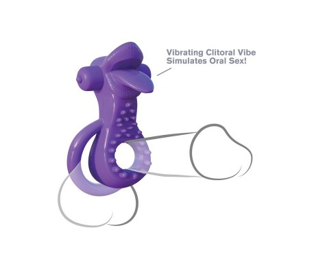 Fantasy C-Ringz Anillo para Parejas Lovely Licks Púrpura