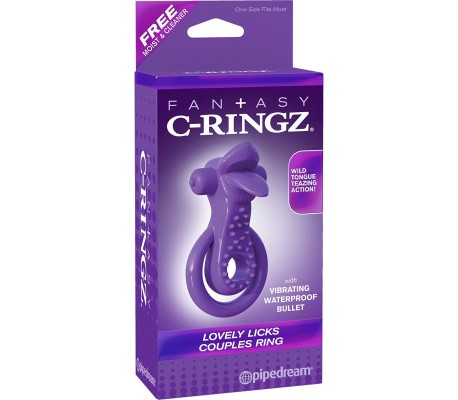 Fantasy C-Ringz Anillo para Parejas Lovely Licks Púrpura