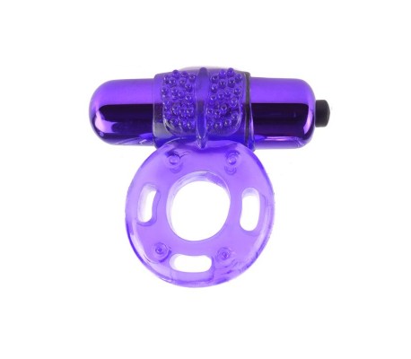 Anillo con Bala Vibradora Púrpura