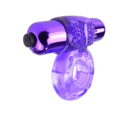 Anillo con Bala Vibradora Púrpura