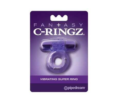 Anillo con Bala Vibradora Púrpura