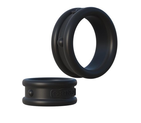 Set 2 Anillos para el Pene Negro