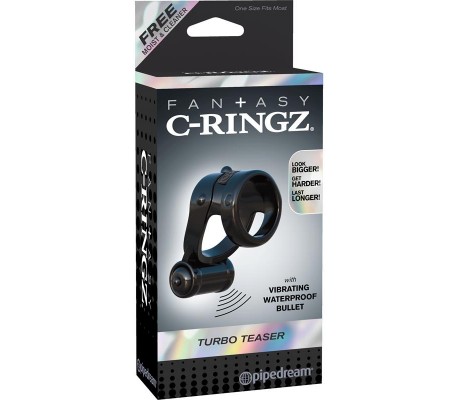 Fantasy C-Ringz Anillo Turbo Teazer Negro