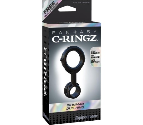 Anillo Ironman Duo Negro