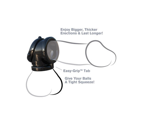 Fantasy C-Ringz Anillo Pesado Cock Pipe Negro