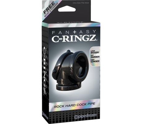Fantasy C-Ringz Anillo Pesado Cock Pipe Negro