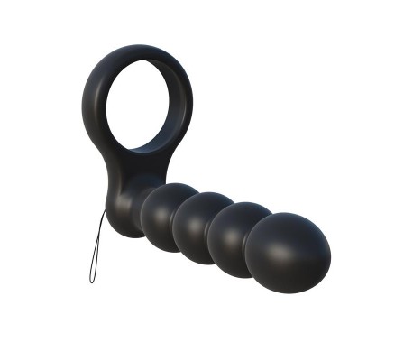 Fantasy C-Ringz Anillo Doble Penetrador con Control Remoto Color Negro