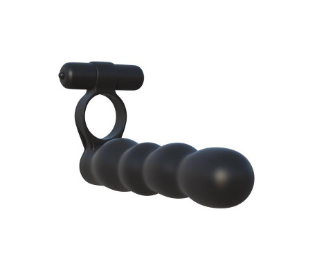 Fantasy C-Ringz Anillo Doble Penetrador Flexible Negro