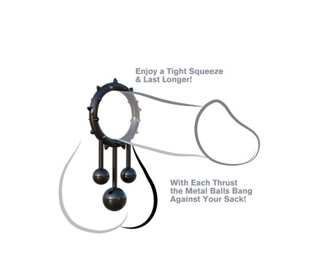 Fantasy C-Ringz Anillo Ball Banger Original Color Negro