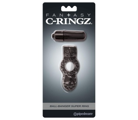 Fantasy C-Ringz Super Anillo Ball-Banger Negro