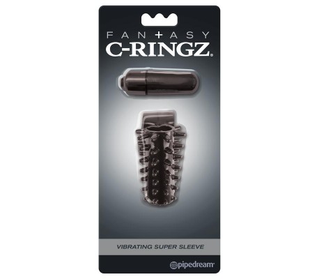 Fantasy C-Ringz Super Jaula Vibradora Negra