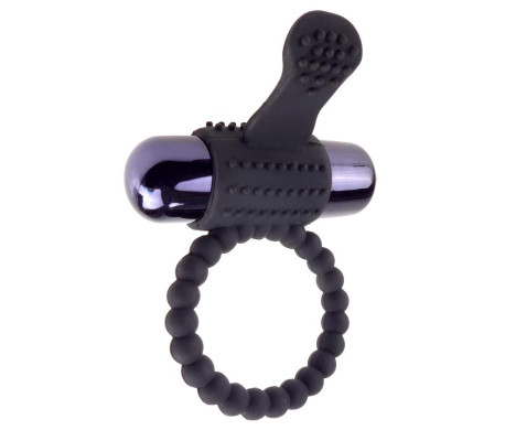 Fantasy C-Ringz Super Anillo Vibrador de Silicona Negro
