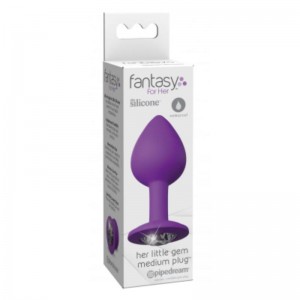 Plug Anal con Gema Talla Mediano