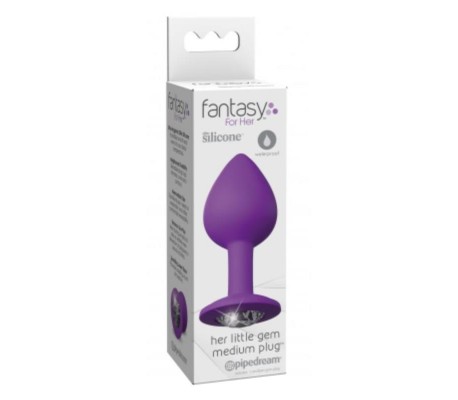 Plug Anal con Gema Talla Mediano