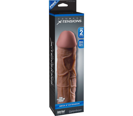 Fantasy X-tensions  Mega 5,1 cm Extensión - Color Marrón