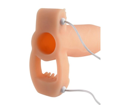 Fantasy X-tensions  Real Feel Twin Teazer-Flesh